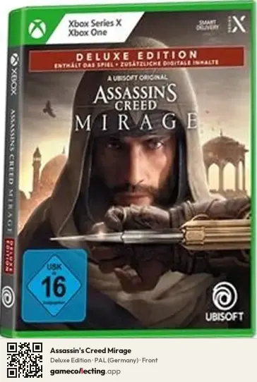 Assassin's Creed Mirage Xbox Series X, Germany box front