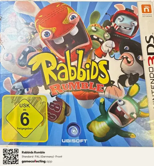 Rabbids Rumble Nintendo 3DS, Germany box front