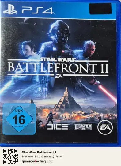 Star Wars Battlefront II PlayStation 4, Germany box front