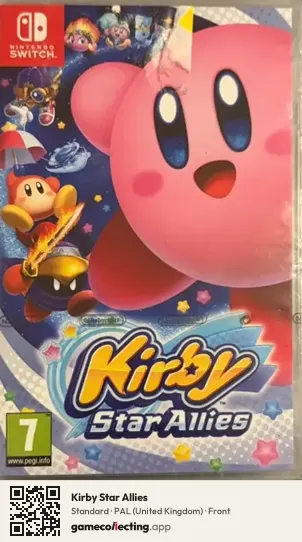 Kirby Star Allies Nintendo Switch, United Kingdom box front