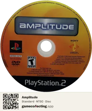 Amplitude PlayStation 2, NTSC disc