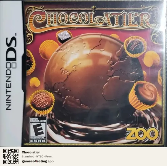 Chocolatier Nintendo DS, NTSC box front