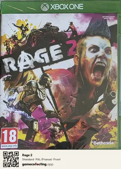 Rage 2 Xbox One, France box front