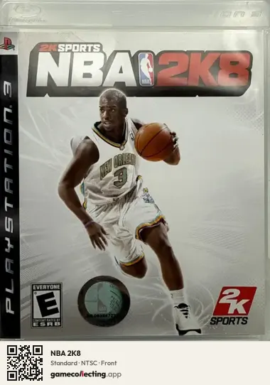 NBA 2K8 PlayStation 3, NTSC box front
