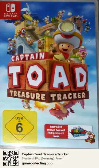 Captain Toad: Treasure Tracker Nintendo Switch, Germany box front