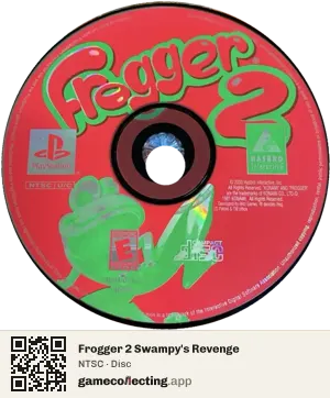 Frogger 2 Swampy's Revenge PlayStation, NTSC disc