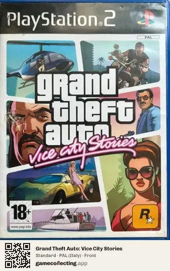 Grand Theft Auto: Vice City Stories PlayStation 2, Italy box front