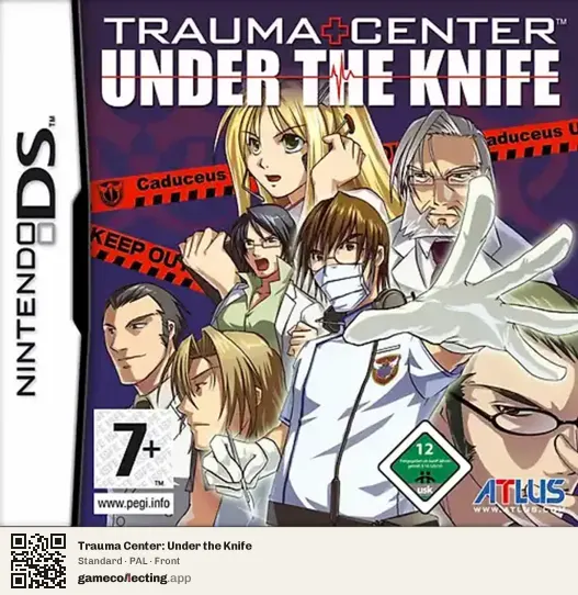 Trauma Center: Under the Knife Nintendo DS, PAL box front