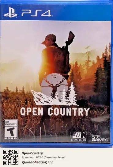 Open Country PlayStation 4, Canada box front