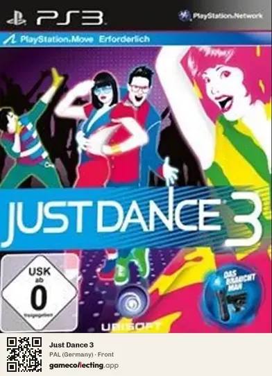 Just Dance 3 PlayStation 3, Germany box front