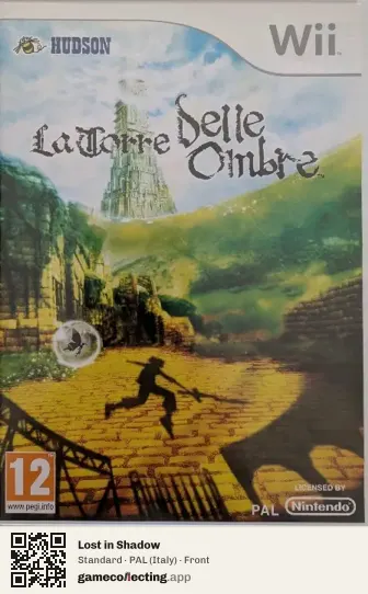 Lost in Shadow Nintendo Wii, Italy box front