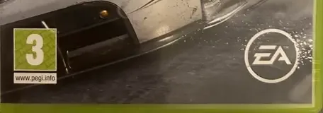 Need for Speed: Shift, the PEGI square on its front