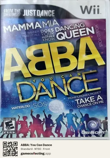 ABBA: You Can Dance Nintendo Wii, NTSC box front