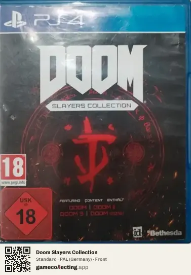 Doom Slayers Collection PlayStation 4, Germany box front