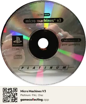 Micro Machines V3 PlayStation, PAL disc