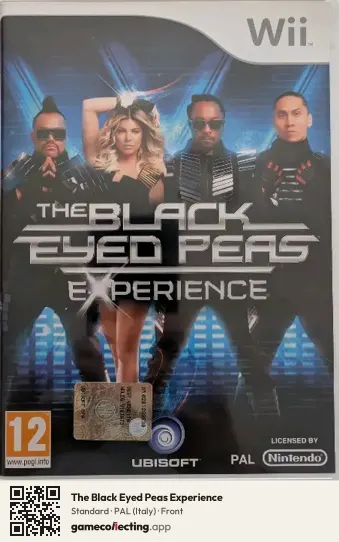 The Black Eyed Peas Experience Nintendo Wii, Italy box front