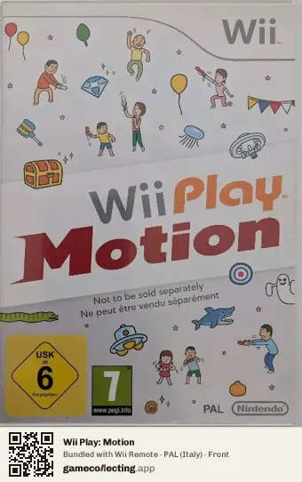 Wii Play: Motion Nintendo Wii, Italy box front