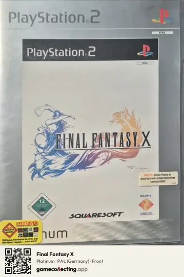 Final Fantasy X PlayStation 2, Germany box front