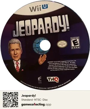 Jeopardy! Nintendo Wii U, NTSC disc