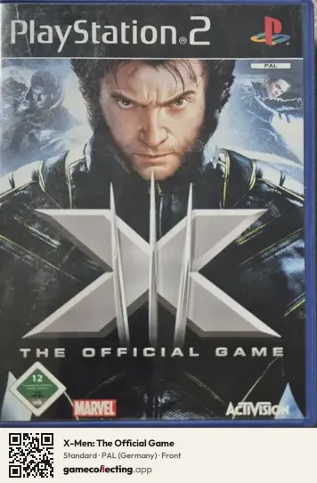 X-Men: The Official Game PlayStation 2, Germany box front