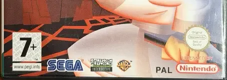 Samurai Jack: The Shadow of Aku, the PEGI square on its front