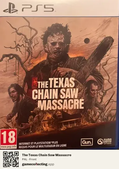 The Texas Chain Saw Massacre PlayStation 5, PAL box front