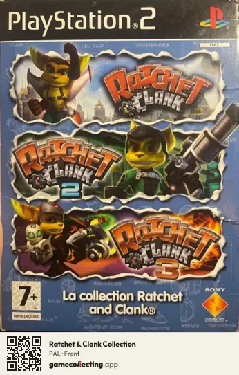 Ratchet & Clank Collection PlayStation 2, PAL box front