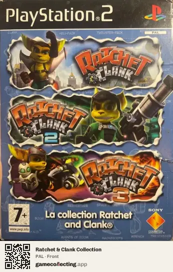 Ratchet & Clank Collection PlayStation 2, PAL box front