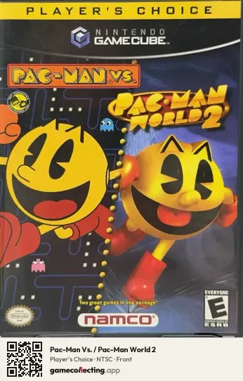 Pac-Man Vs. / Pac-Man World 2 Nintendo GameCube, NTSC box front