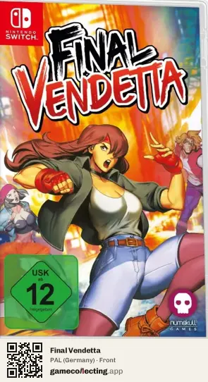 Final Vendetta Nintendo Switch, Germany box front