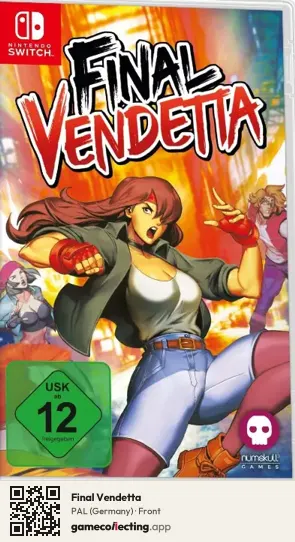 Final Vendetta Nintendo Switch, Germany box front