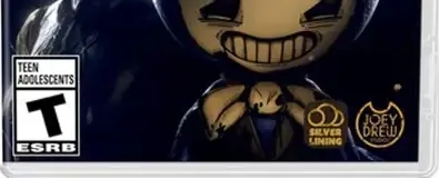 Bendy and the Dark Revival, the ESRB box on its front