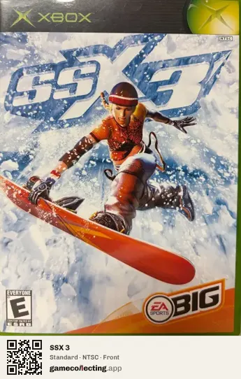 SSX 3 Xbox, NTSC box front