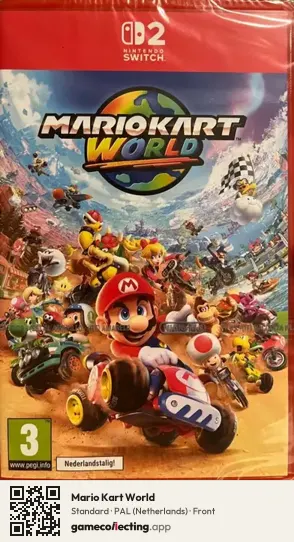 Mario Kart World Nintendo Switch 2, Netherlands box front