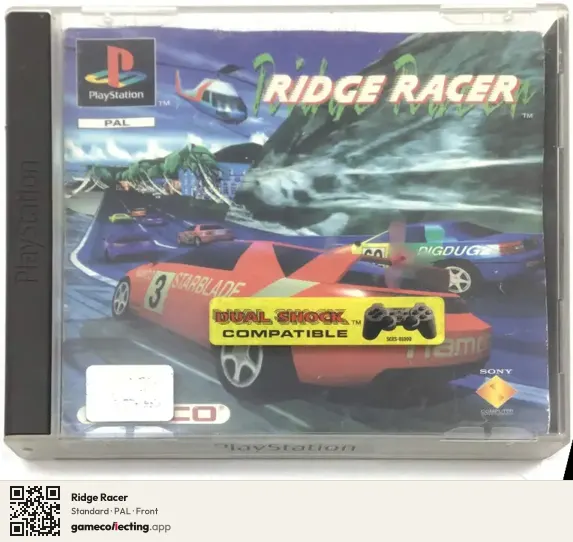 Ridge Racer PlayStation, PAL box front