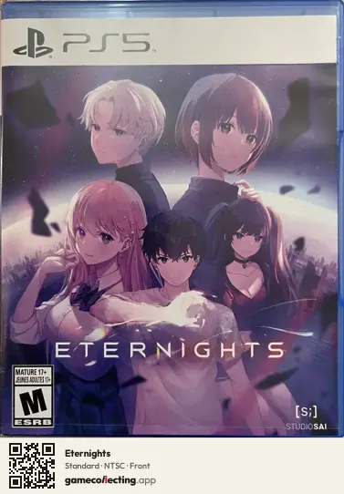 Eternights PlayStation 5, NTSC box front