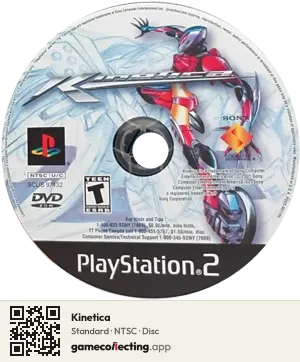 Kinetica PlayStation 2, NTSC disc