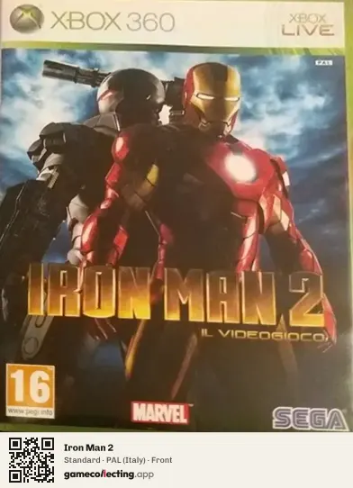 Iron Man 2 Xbox 360, Italy box front