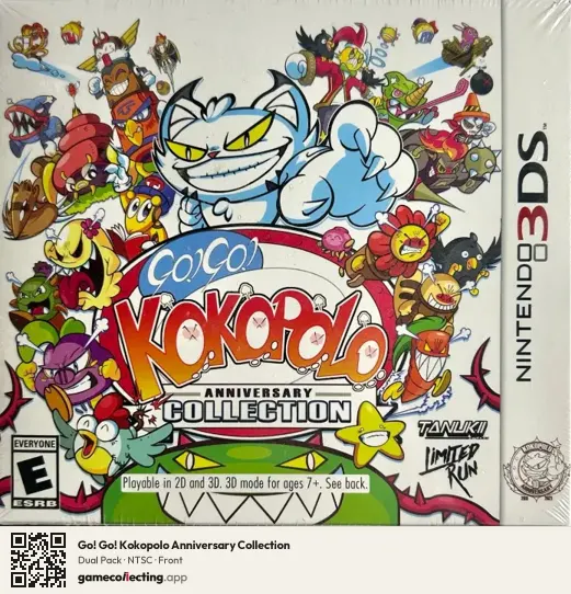 Go! Go! Kokopolo Anniversary Collection Nintendo 3DS, NTSC box front