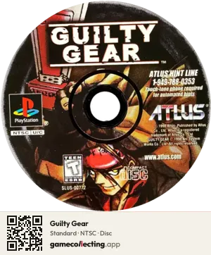 Guilty Gear PlayStation, NTSC disc