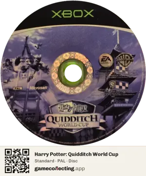 Harry Potter: Quidditch World Cup Xbox, PAL disc
