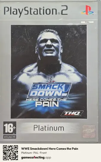 WWE Smackdown! Here Comes the Pain PlayStation 2, PAL box front