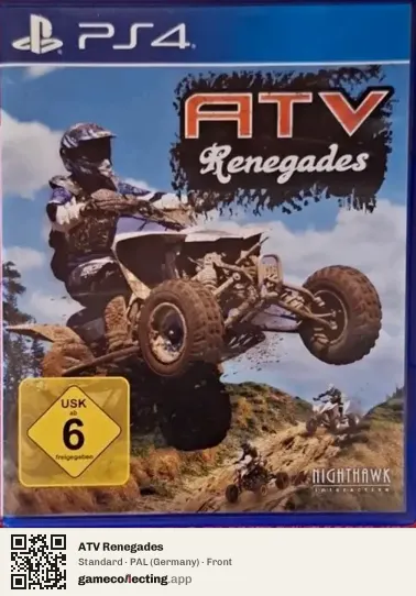 ATV Renegades PlayStation 4, Germany box front