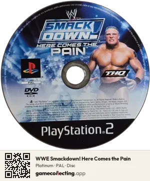 WWE Smackdown! Here Comes the Pain PlayStation 2, PAL disc