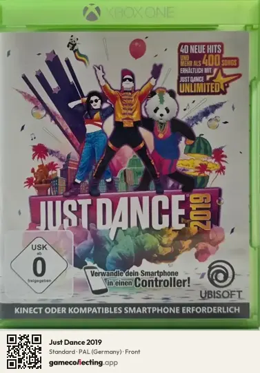 Just Dance 2019 Xbox One, Germany box front