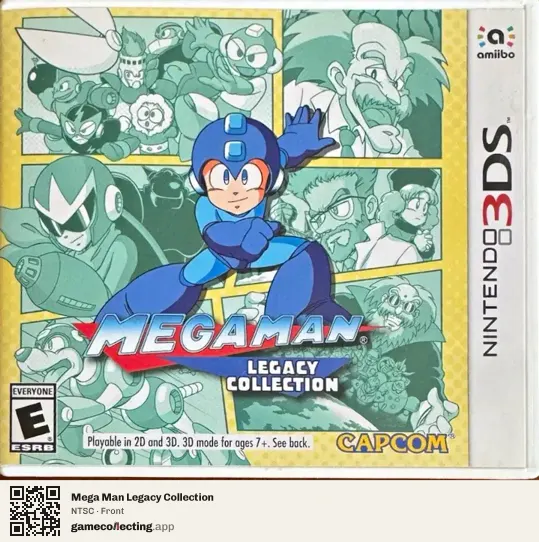 Mega Man Legacy Collection Nintendo 3DS, NTSC box front