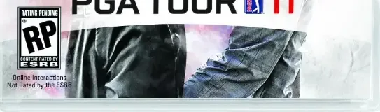 Tiger Woods PGA Tour 11, the ESRB box on its front