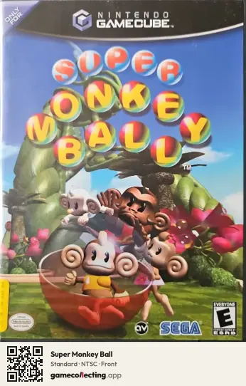 Super Monkey Ball Nintendo GameCube, NTSC box front