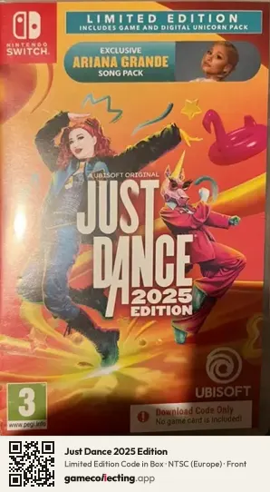 Just Dance 2025 Edition Nintendo Switch, Europe box front