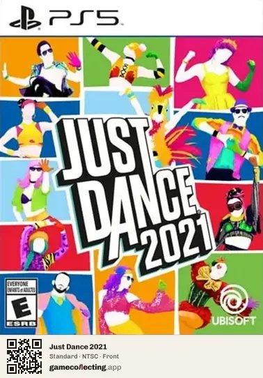 Just Dance 2021 PlayStation 5, NTSC box front